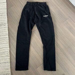black talentless straight leg sweatpants